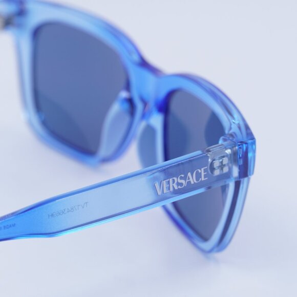 Versace Kids VK4006U 5532/80 Sunglasses Blue Rectangle Frame, Blue Lenses - Picture 5 of 10